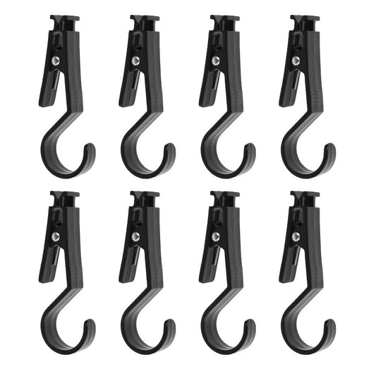 Dupashio 8Pcs Tent Clip Canopy Cloth Clip Tarpaulin Tarp Clamps Light Hook Laundry Hooks Clip Multifunctional Cloth Clip Practica