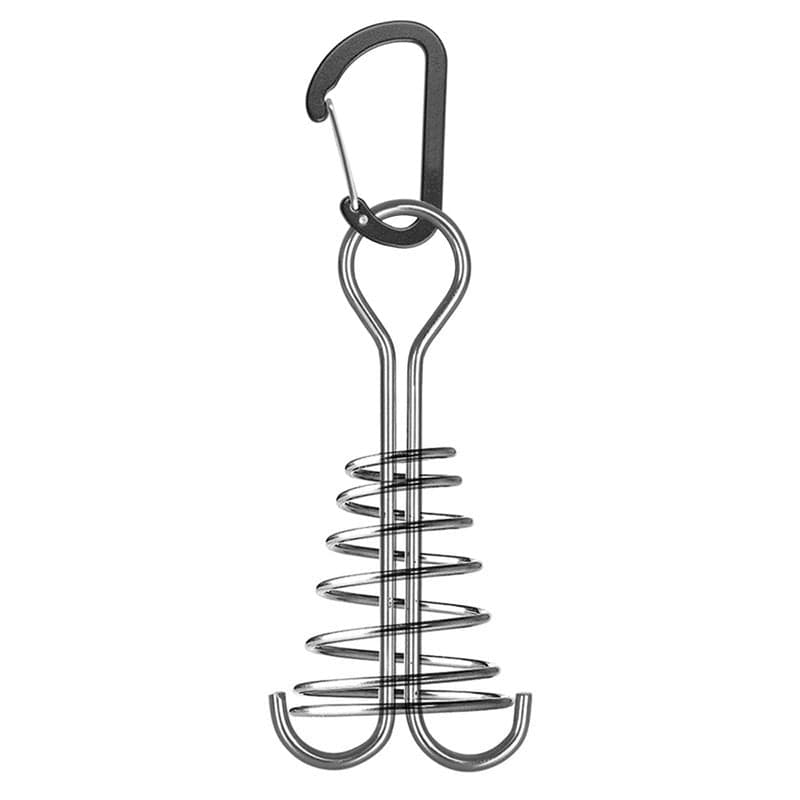 Falaiwang Outdoor Camping Tent Rope Buckle Hook Pallet Accessories with Carabiner Spring