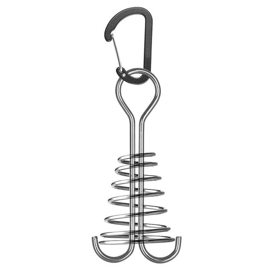 Falaiwang Outdoor Camping Tent Rope Buckle Hook Pallet Accessories with Carabiner Spring