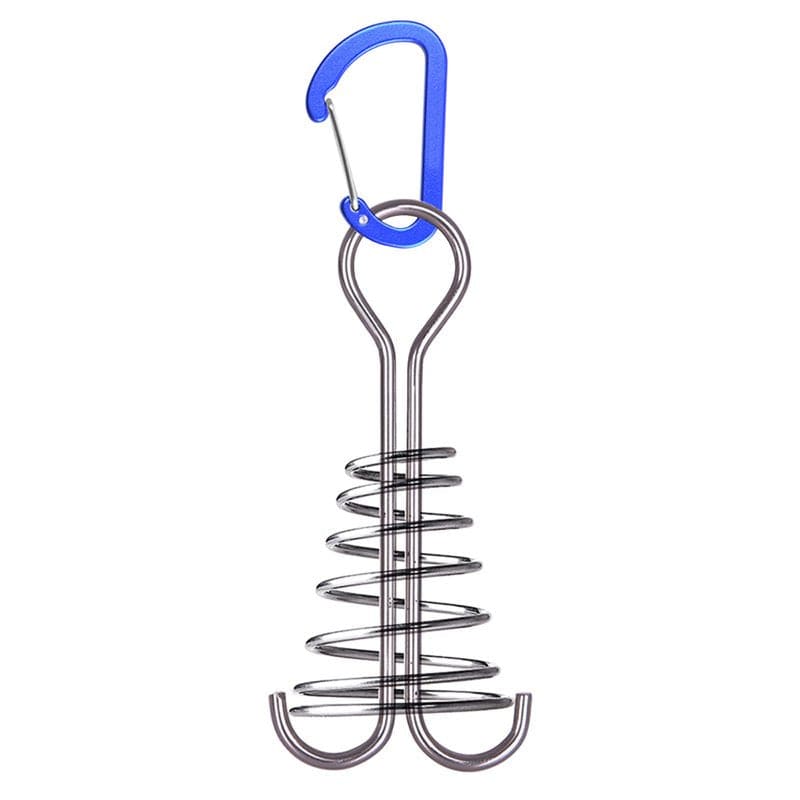 Falaiwang Outdoor Camping Tent Rope Buckle Hook Pallet Accessories with Carabiner Spring