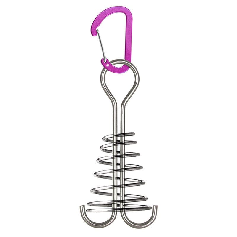 Falaiwang Outdoor Camping Tent Rope Buckle Hook Pallet Accessories with Carabiner Spring