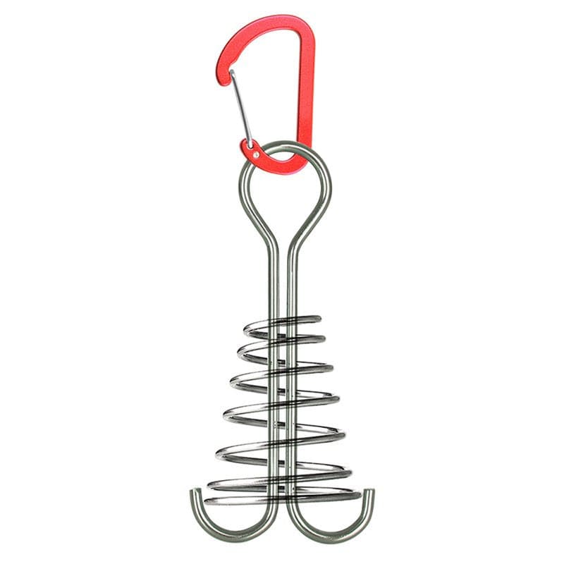 Falaiwang Outdoor Camping Tent Rope Buckle Hook Pallet Accessories with Carabiner Spring