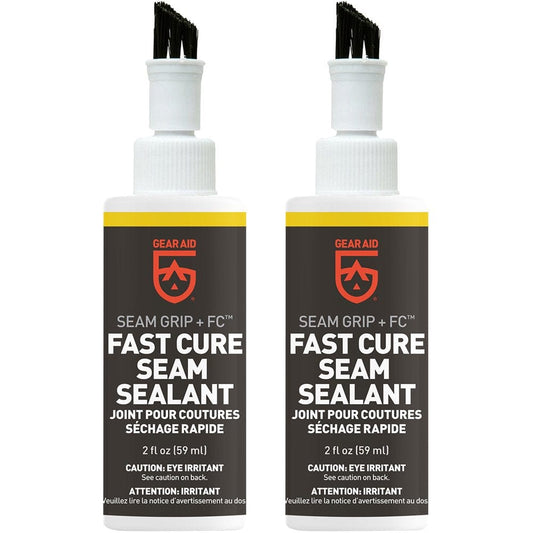 Gear Aid Seam Grip 2 Oz. FC Fast Cure Waterproof Tent Seam Sealant - 2-Pack