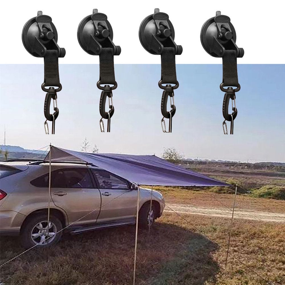 Geweyeeli Mount Tent Sucker Hook Side Awning Anchor Car Suction Cup for Outdoor Travel Camping