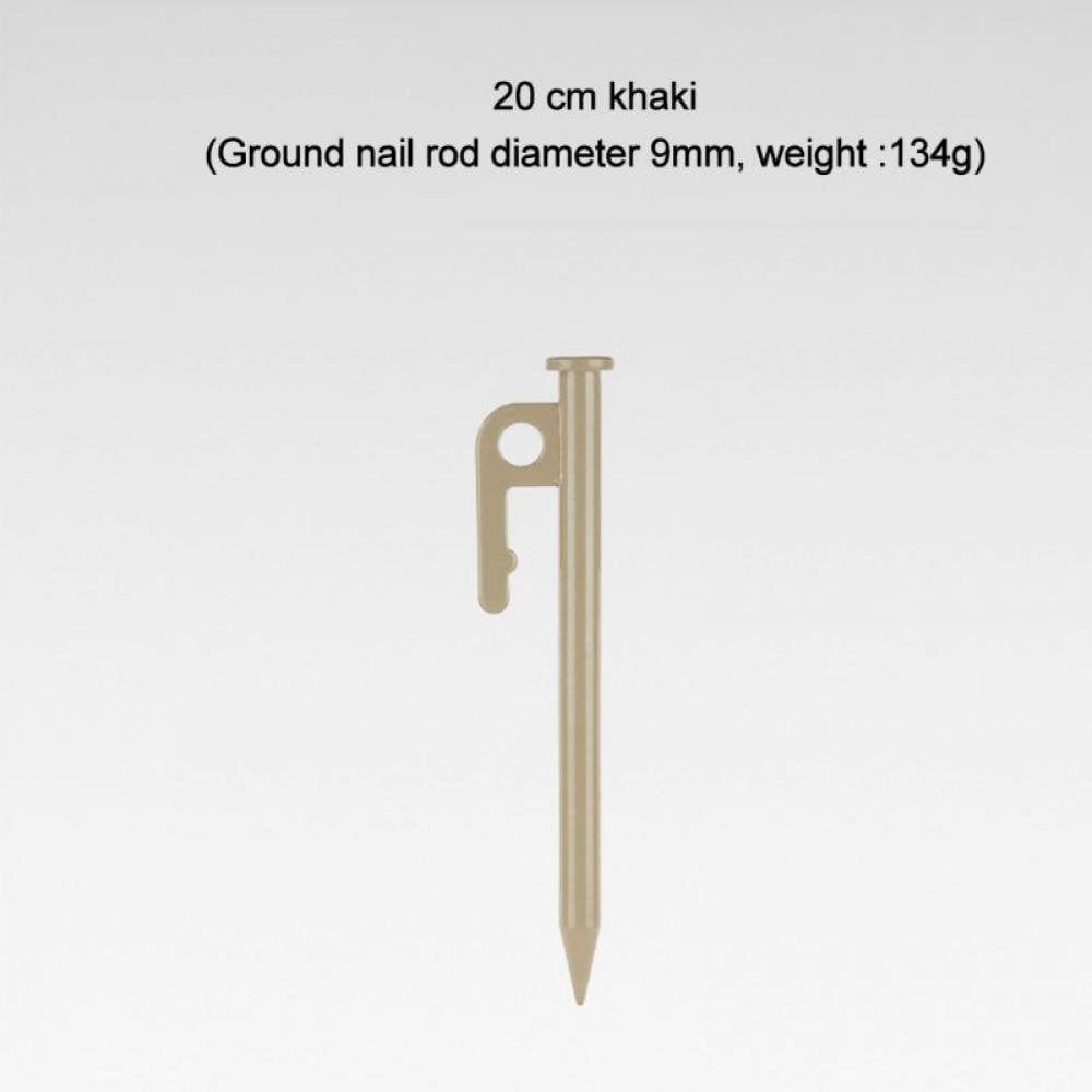 Greyghost 1Pc Tent Pegs High Hardness Camping Pegs Tent Accessories Green 20Cm/7.87"