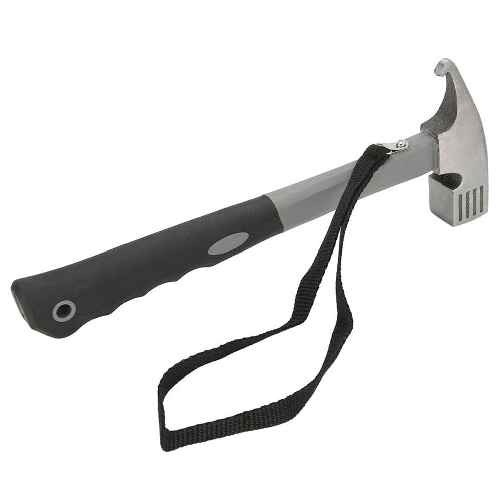 Gupbes Camping Hammer,Outdoor Multifunction High Carbon Steel Camping Hammer Tent Pegs Stake Nail Puller Remover