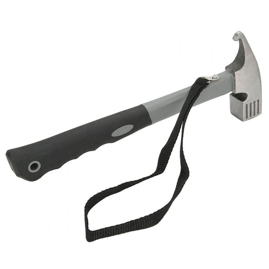 Gupbes Camping Hammer,Outdoor Multifunction High Carbon Steel Camping Hammer Tent Pegs Stake Nail Puller Remover