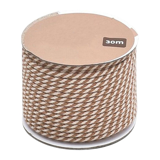 Guy Lines Tent Cord Tent Lanyard Rope for Camping Accessories Outdoor Hiking Brown 30M