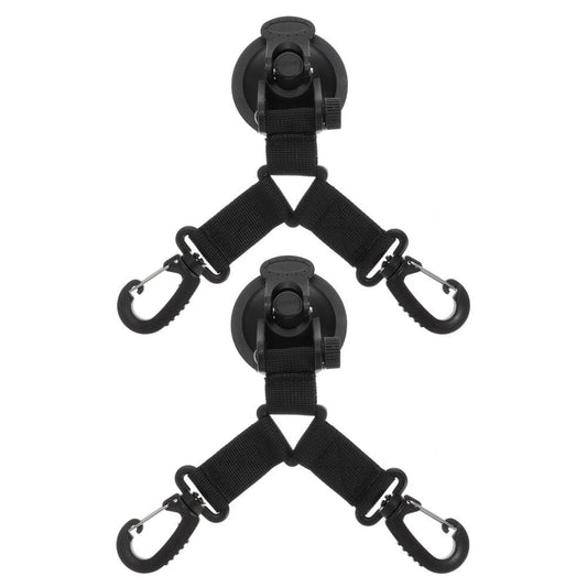 HOMEMAXS 2 Pcs Heavy Duty Car Tent Fixing Hook Suction Anchor Camping Tarp Accessories