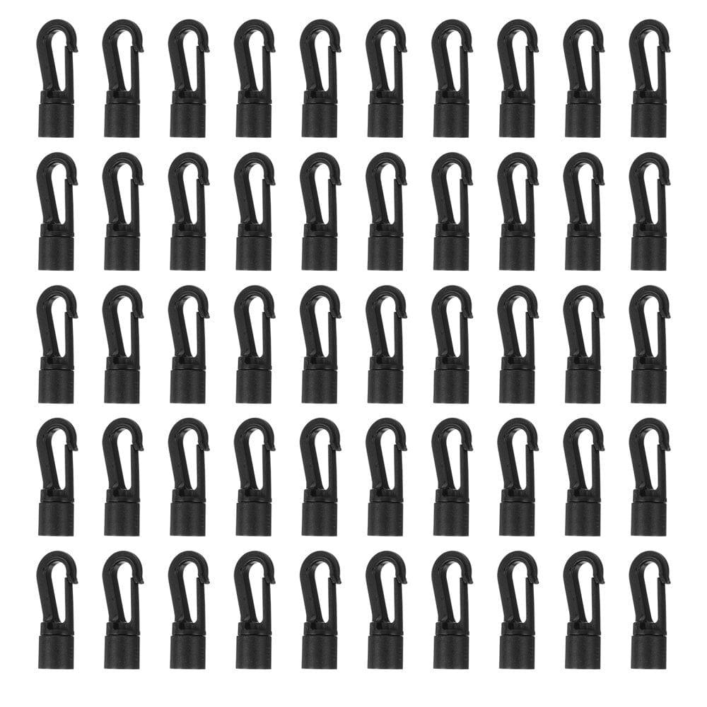 HOMEMAXS 50Pcs Plastic Backpack Hooks Tent Hook Clip Outdoor Travel Bag Accessories