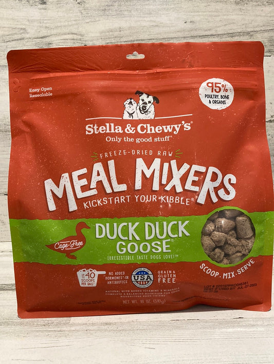 Stella & Chewy's Duck Duck Goose Meal Mixer Freeze Dried Dog Food