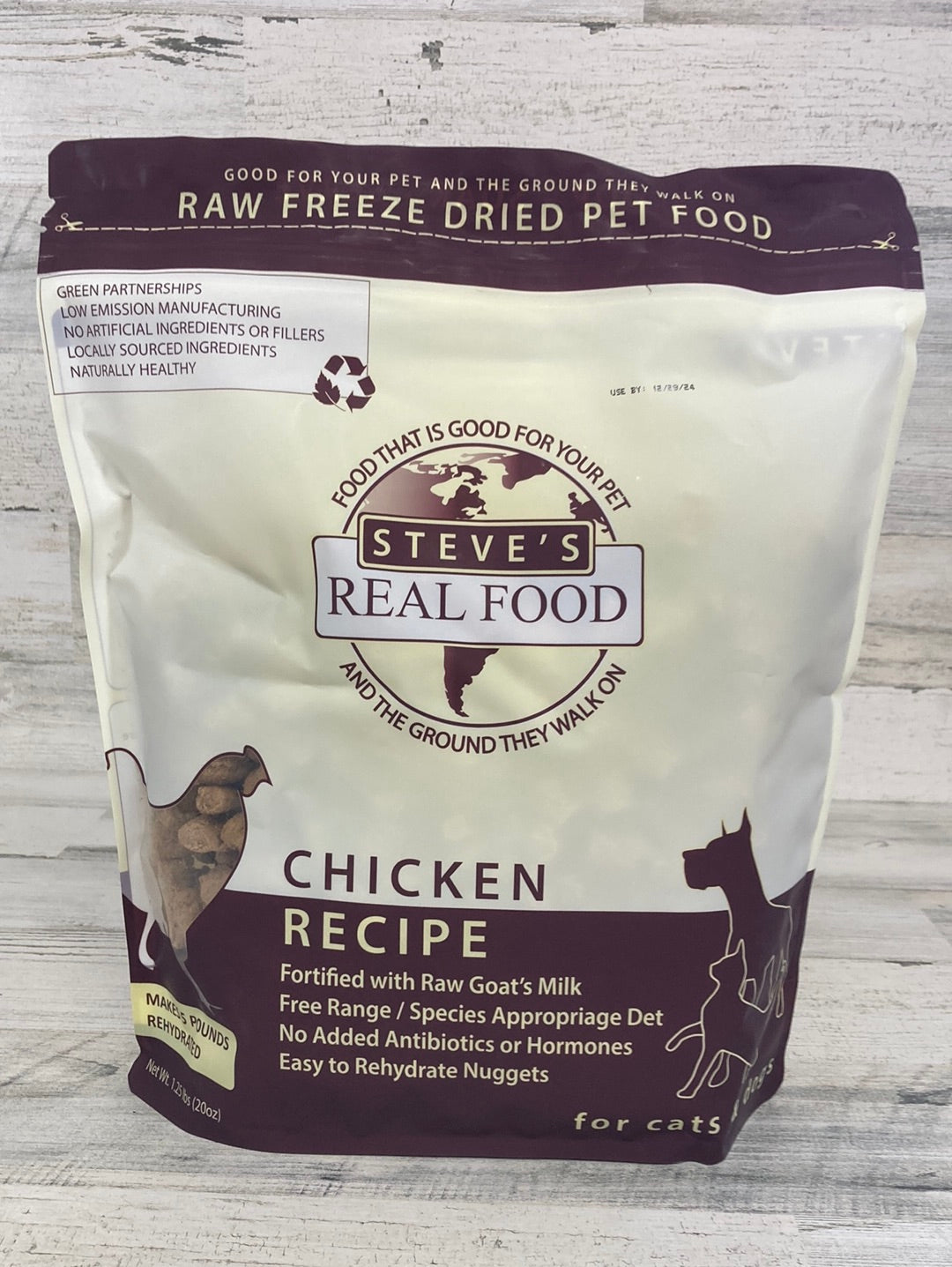 Steve's Real Food Freeze Dried Raw Chicken Nuggets 20oz