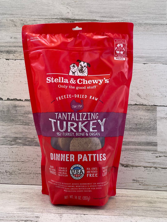 Stella & Chewy's Tantalizing Turkey Freeze Dried Raw Dog Food