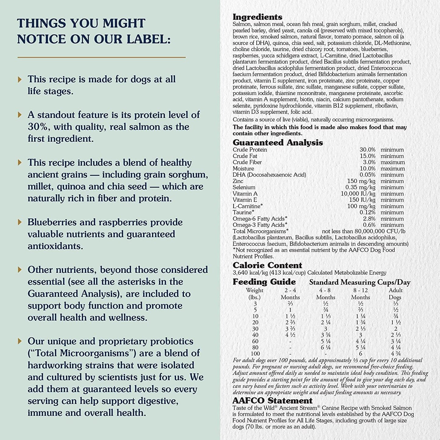 Taste Of The Wild Ancient Stream Grain Inclusive Dog Food