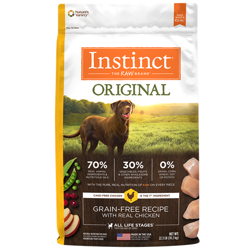 Nature's Variety Instinct Chicken Grain Free Dry Dog Food
