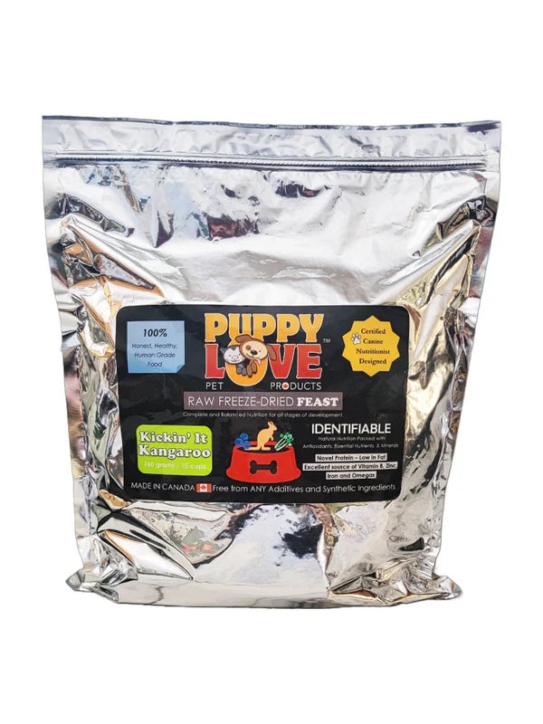Puppy Love Freeze Dried Feast Kickin' It Kangaroo