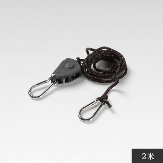 Malisata 1PCS Adjustable Hanging Rope Buckle Ratchet Lights Lifters Led Grow Light Hangers Zinc Alloy Hook Plastic Pulley Tent Accessory