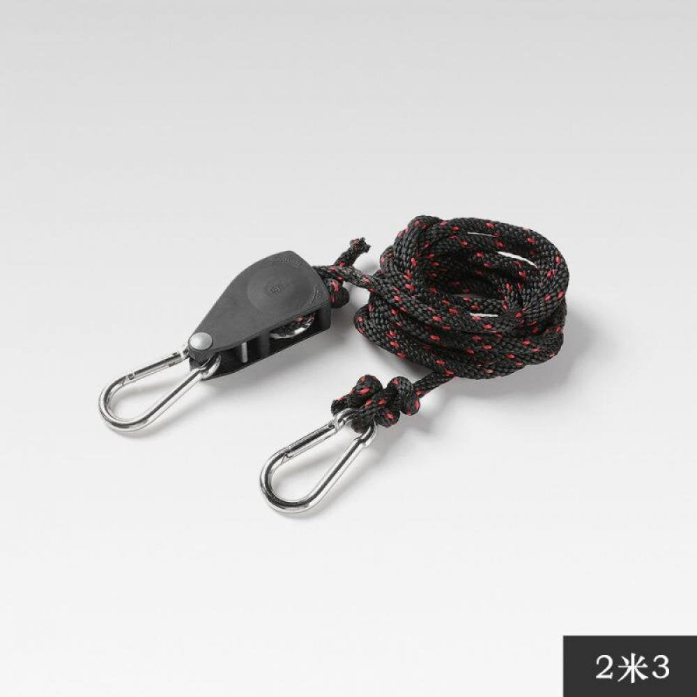 Malisata 1PCS Adjustable Hanging Rope Buckle Ratchet Lights Lifters Led Grow Light Hangers Zinc Alloy Hook Plastic Pulley Tent Accessory