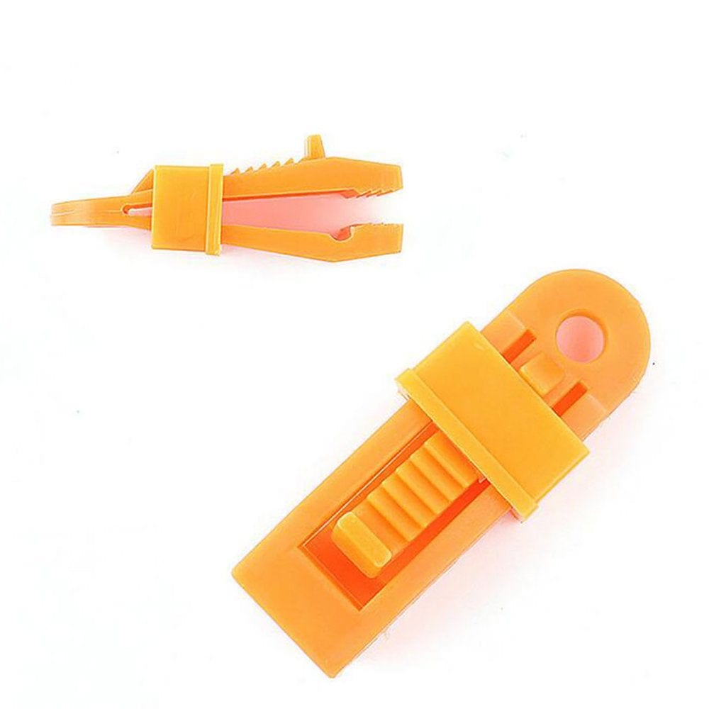 Manman Outdoor Tent Awning Clip Windproof Solid Color Clamp PP Fixed Buckle Camping Accessories
