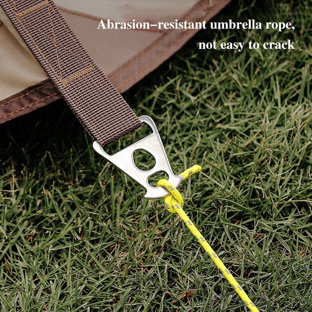 NEWLIS 4Pcs 4M Portable Tent Lanyard Highly Reflective Not Easy to Crack Good Toughness Canopy Cord Set Outdoor Accessories