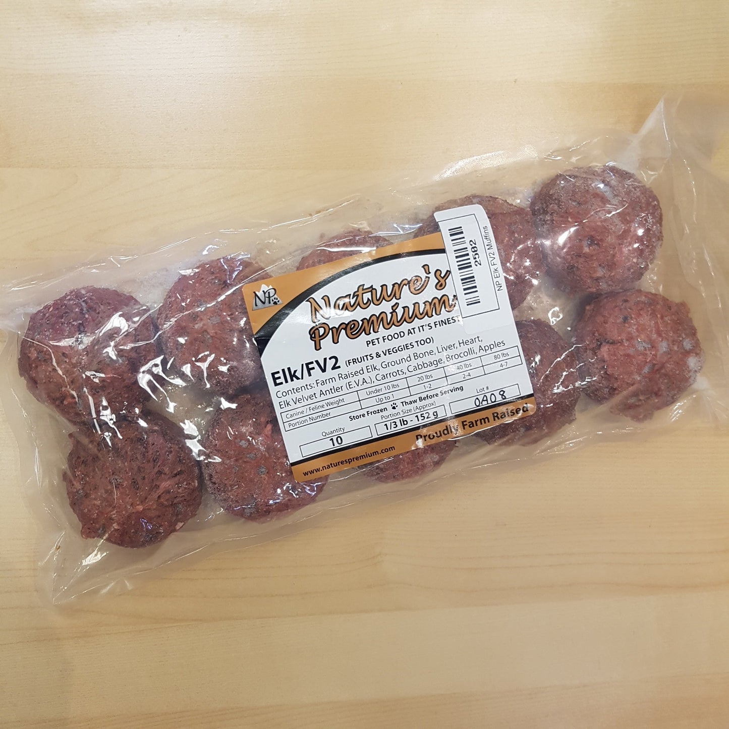 Nature's Premium Elk FV2 Muffins