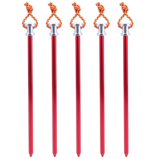 NUOLUX 5Pcs Ground Tent Accessories Camping Stakes Tent Stakes Tent Accessories