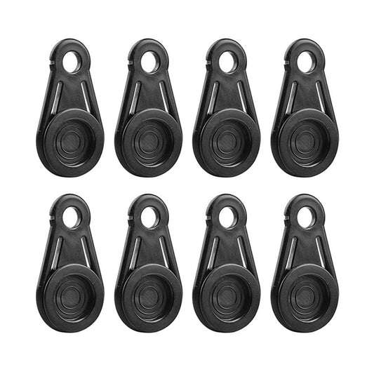 NUOLUX 8Pcs Tarp Clips Awning Clamp Set Instant Clip Camping Tent Fixing Accessories