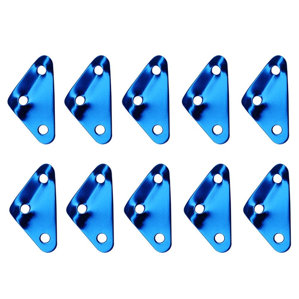 Okwish Tent Tensioners Red Aluminum Alloy Triangle 20 Pieces Canopy Rope Buckle