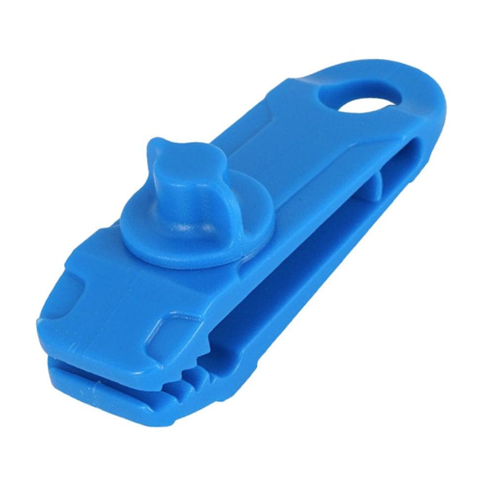Outdoor Tarp Tent Clip Awning Clamp Canopy Alligator Clip Hiking Accessories Blue