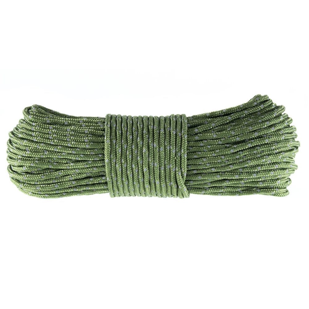 Paracord Planet Highly Reflective Tent Rope ? Choose from 50 or 100 Feet - Perfect for Camping & Hiking