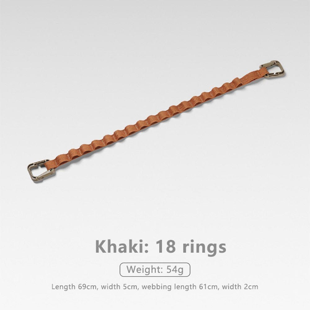 Popvcly 1Pc Outdoor Camping Rope Multi-Purpose Hanging Rope Tent Canopy Accessories Nylon Storage Accessories Plastic D Buckle Camping Rope Green M