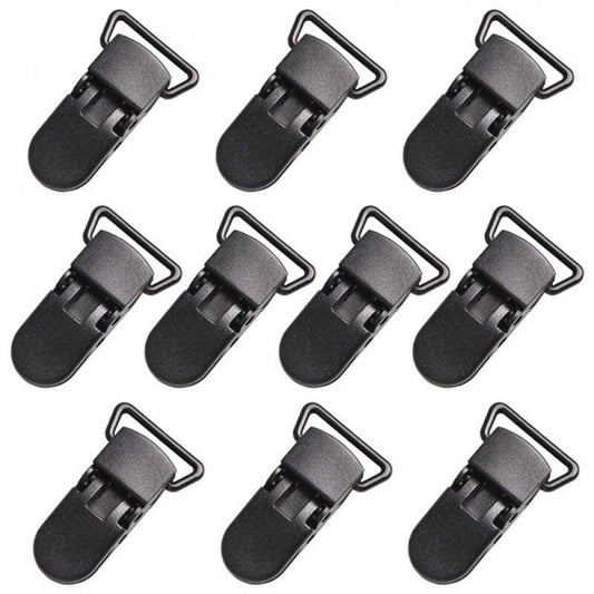 Praeter 10Pcs Tent Pull Point Clip Outdoor Camping Tent Alligator Clip Pull Point Hook Buckle for the Tent Crocodile Clip Tent Accessory Black