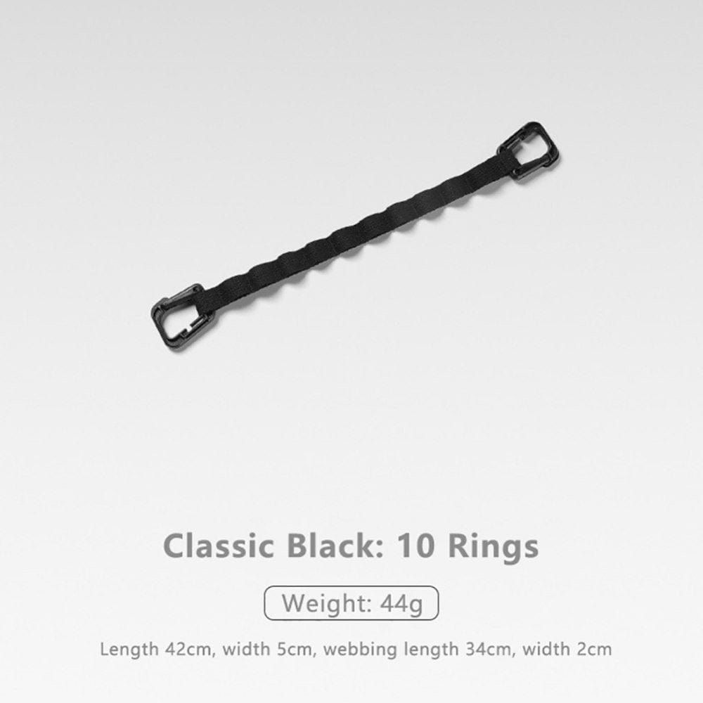 Praeter 1Pc Outdoor Camping Rope Multi-Purpose Hanging Rope Tent Canopy Accessories Nylon Storage Accessories Plastic D Buckle Camping Rope Green M