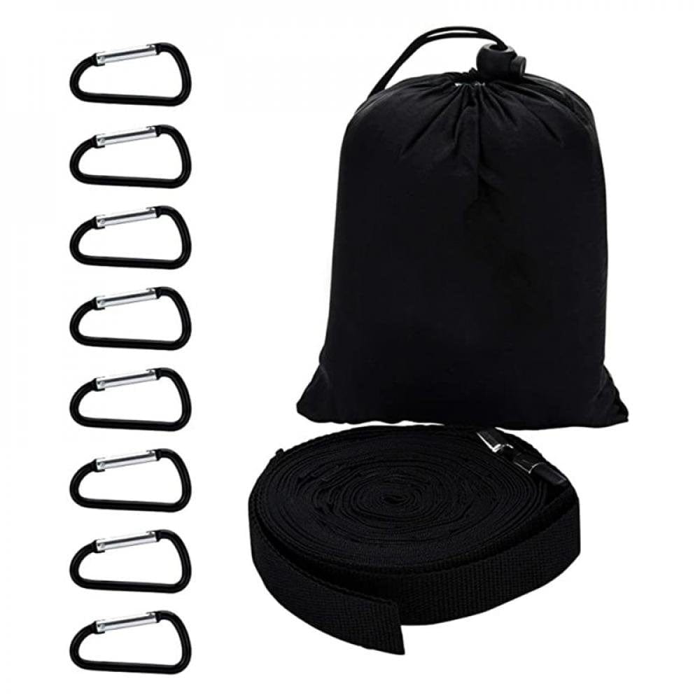 Promotion Newway Camping Clothesline with Hooks and Carry Bag, Outdoor Tent Portable Camping Lanyard for Hanging Drying Clothes, Adjustable Windproof Travel Clothesline Hanging Rope