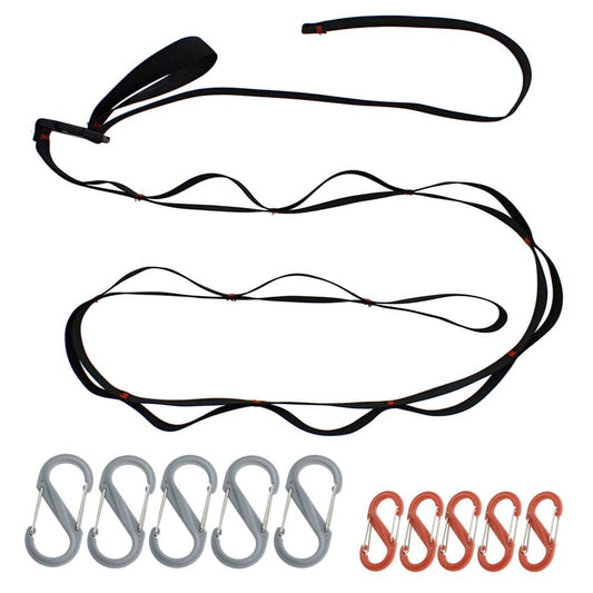 RC Tent Organizer Line Kit - 5Ft Camping Tent Gear Line and Hanging Hooks