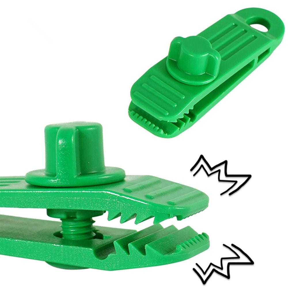 Rdeuod Tarp Clips, Tent Clip Secures Tarps Awning Clamp Set , Essential Camping Accessories, Reusable Tent Tarp Tarpaulin Clip Clamp Buckle Camping Tool 1Pc - Black - 3.1X1.1X1.0In