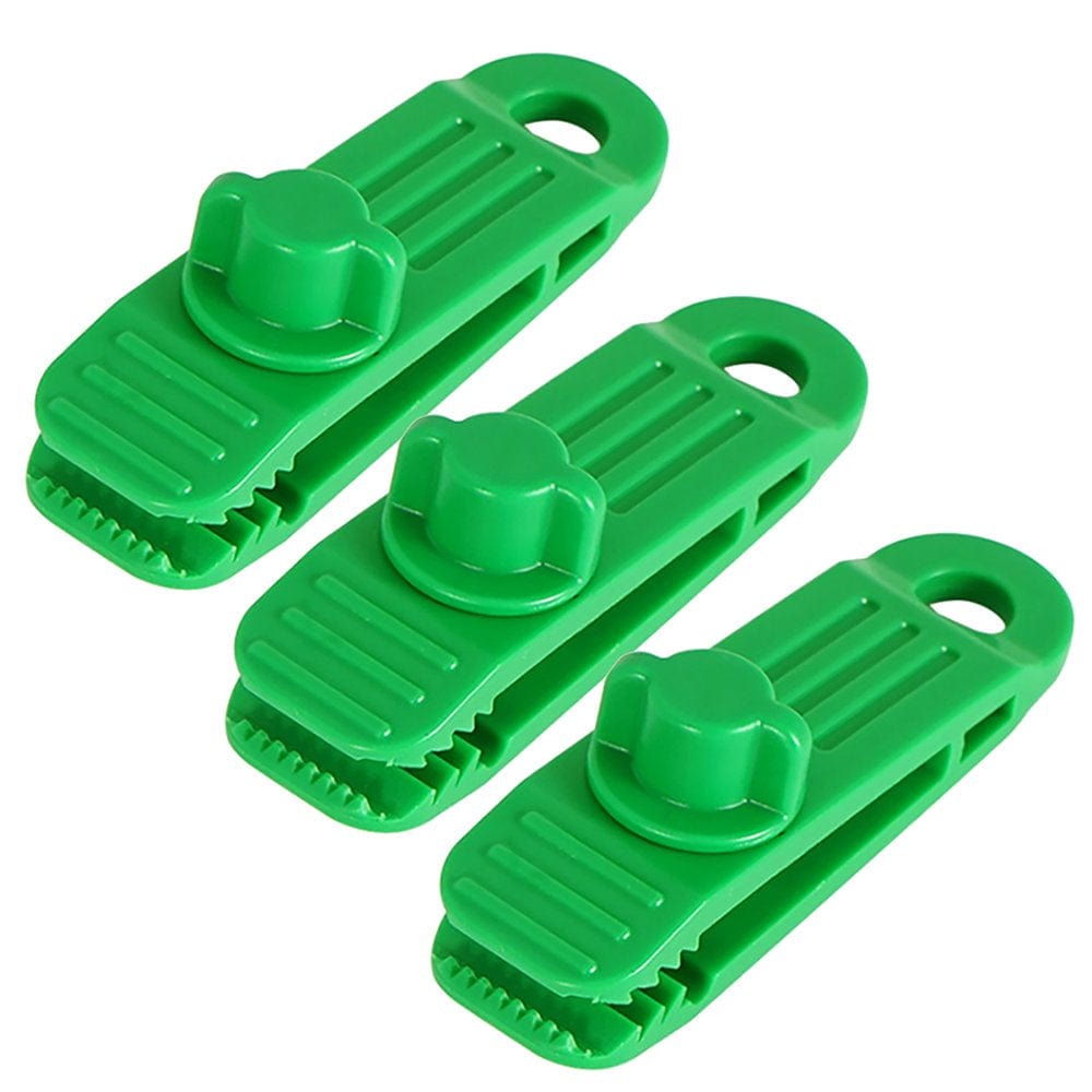 Rdeuod Tarp Clips, Tent Clip Secures Tarps Awning Clamp Set , Essential Camping Accessories, Reusable Tent Tarp Tarpaulin Clip Clamp Buckle Camping Tool 1Pc - Red - 3.1X1.1X1.0In