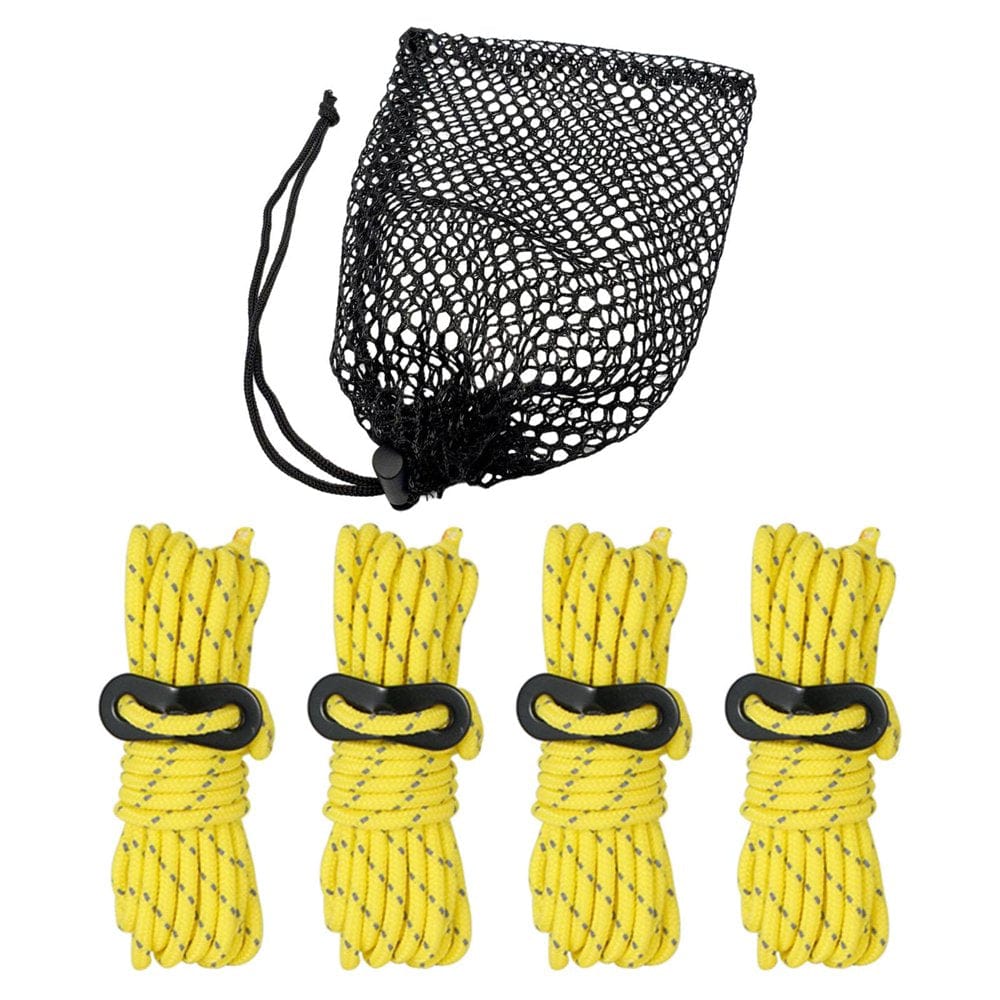 Reflective Cord Pack Tent Rope High-Strength Lightweight with Cord for Tying down Tarps, Camping Tent, Outdoor Packaging