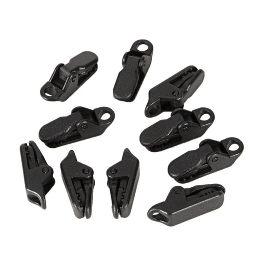 SANWOOD 10Pcs Outdoor Camping Tent Buckles Tarpaulin Clips Fishing Tackle Accessories