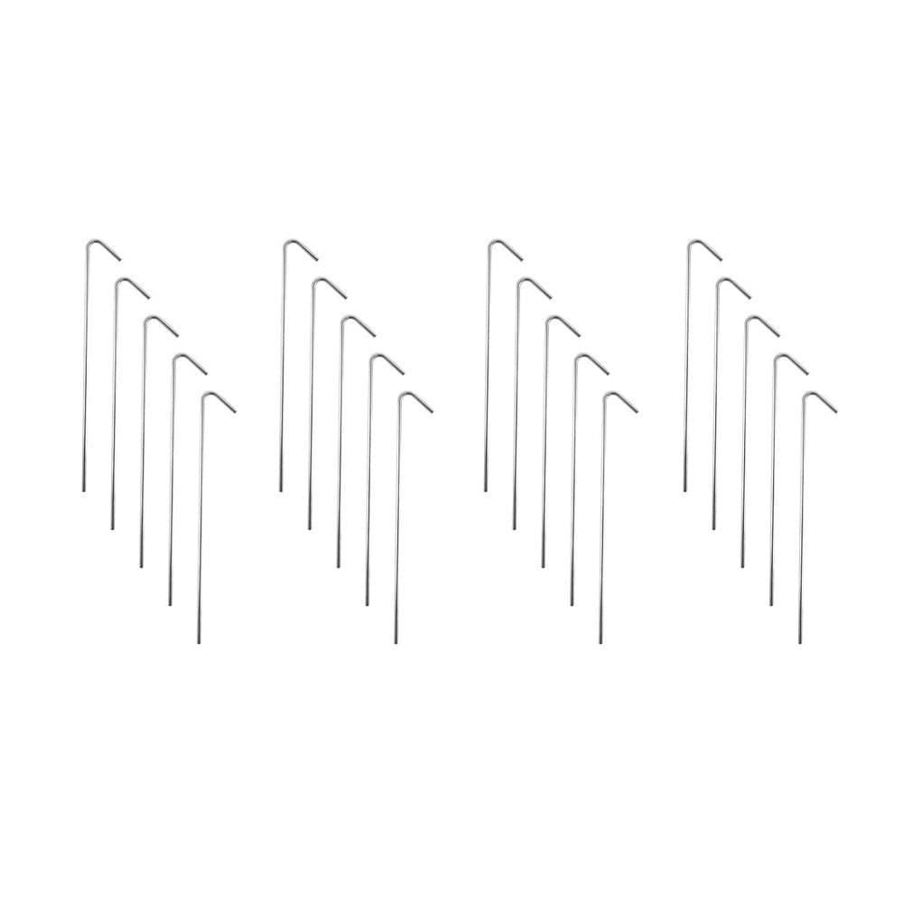 Super Z Outlet Steel 9" Tent Stakes (20 Pack)