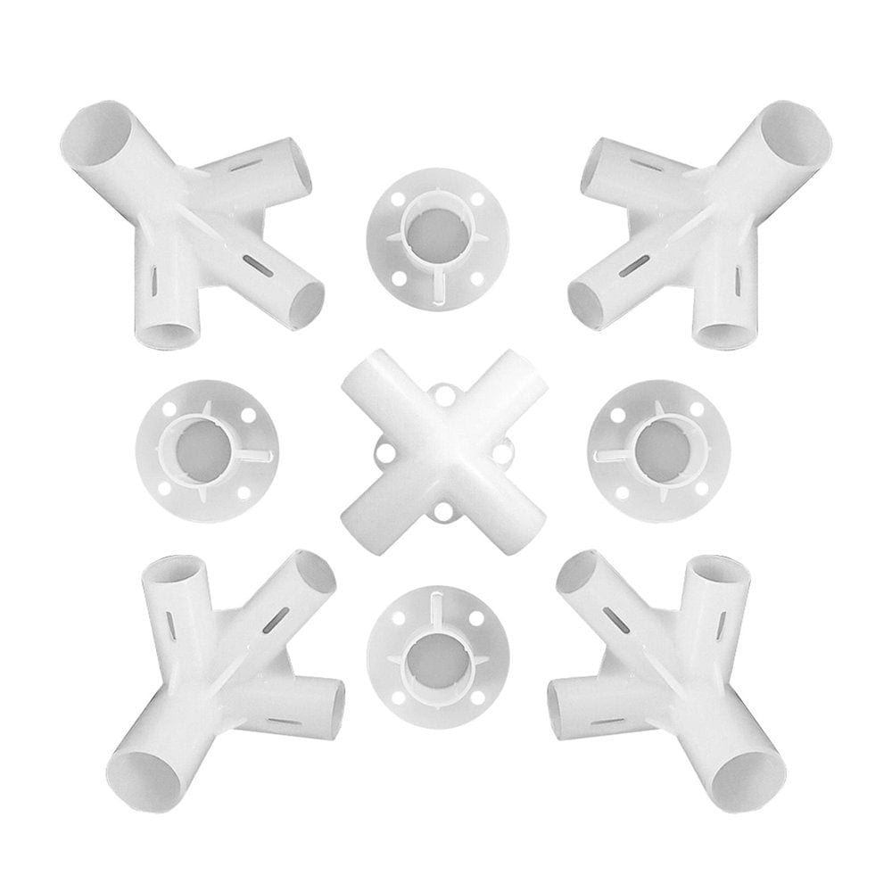 Tent Replacement Spare Parts Connector Corners for Gazebo Awning Tent Feet Corner Center Connector Camping - 9Pc