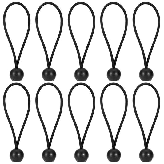 Tomshine 10Pcs Bungee Cord Tarp Tarpaulin Ties Cord Elastic Rope Canopy Tie down Cord Camping Tent Accessories
