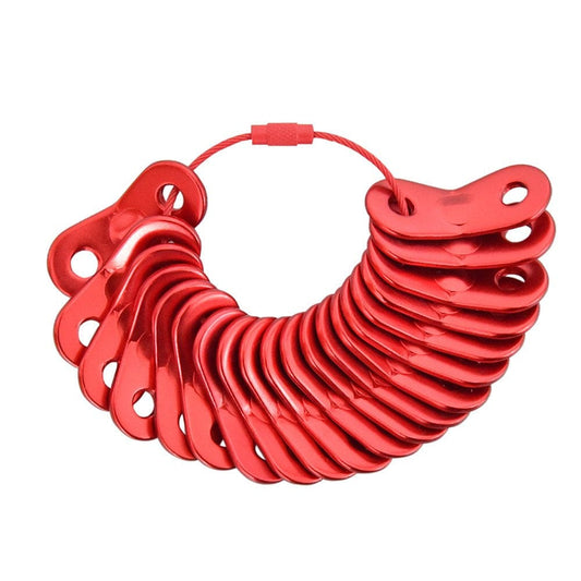 Tongl 20Pcs Tent Rope Tensioners Anti-Slip Heavy-Duty Camping Accessories Camping Outdoor Adventure Tent Rope Adjuster Buckle for Outdo