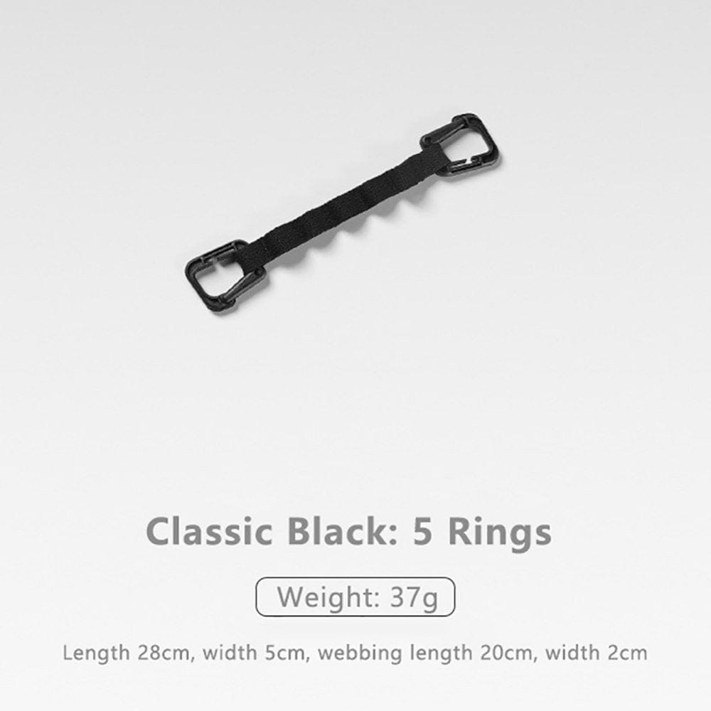 Xinhuaya 1Pc Outdoor Camping Rope Multi-Purpose Hanging Rope Tent Canopy Accessories Nylon Storage Accessories Plastic D Buckle Camping Rope Khaki L